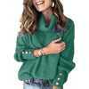 Kristin | Lässiger Rollkragen pullover aus Baumwolle